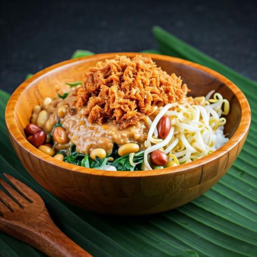 Geschmacksexplosion-aus-Bali -Serombotan-Salat-mit-Erdnuss-und-Kokos-Dressing